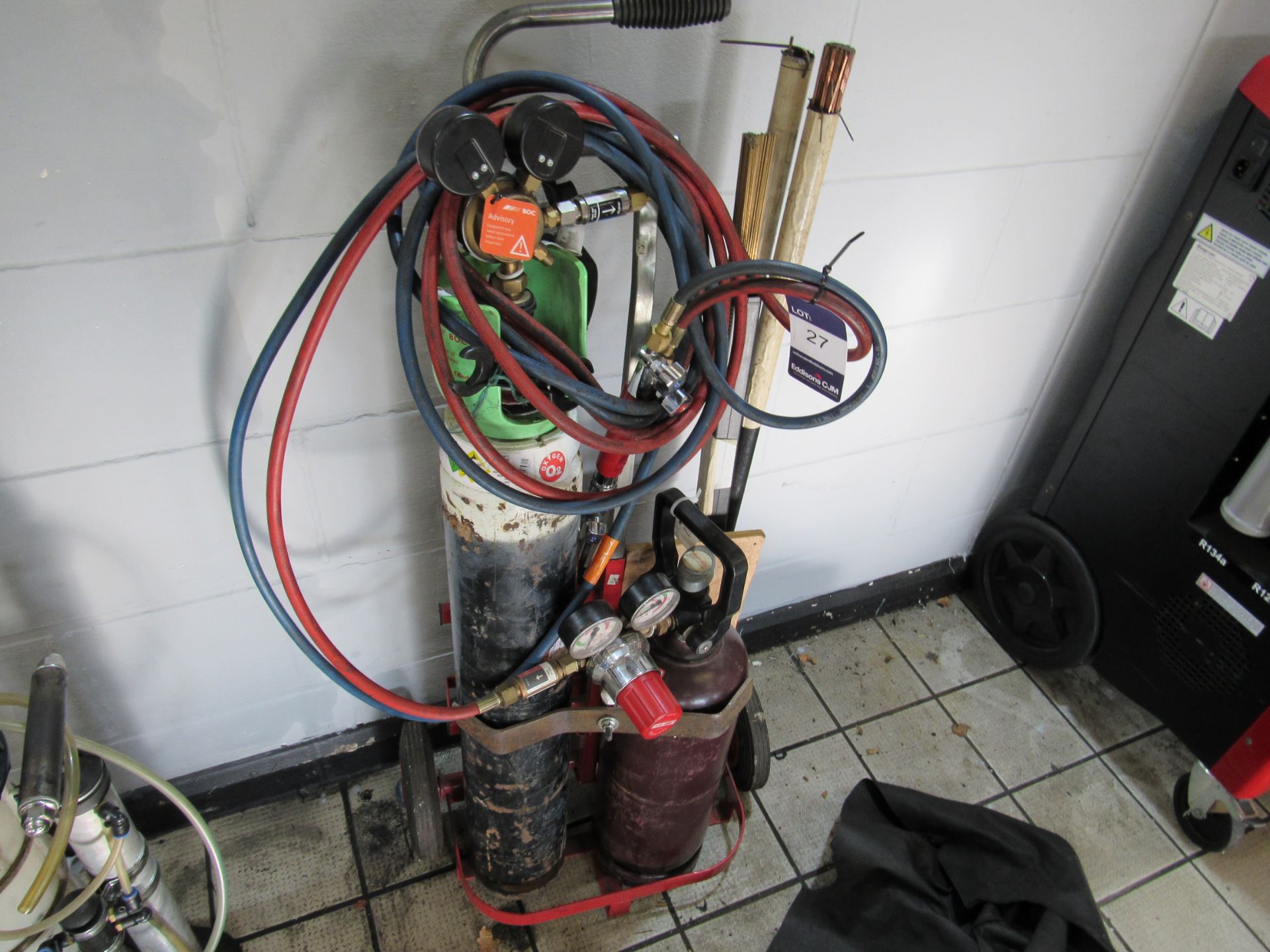 Oxyacetylene brazing kit, bottles not included