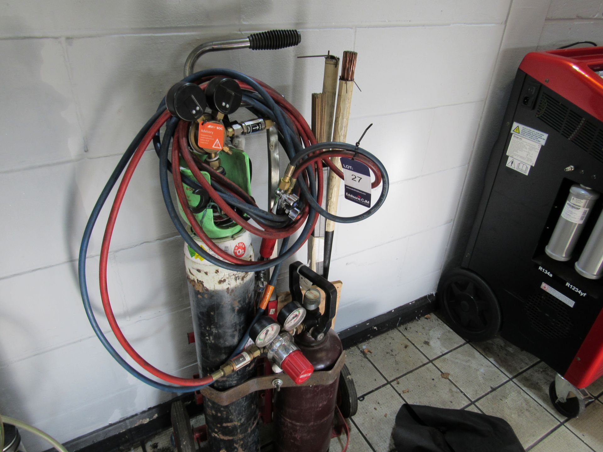 Oxyacetylene brazing kit, bottles not included - Image 2 of 2