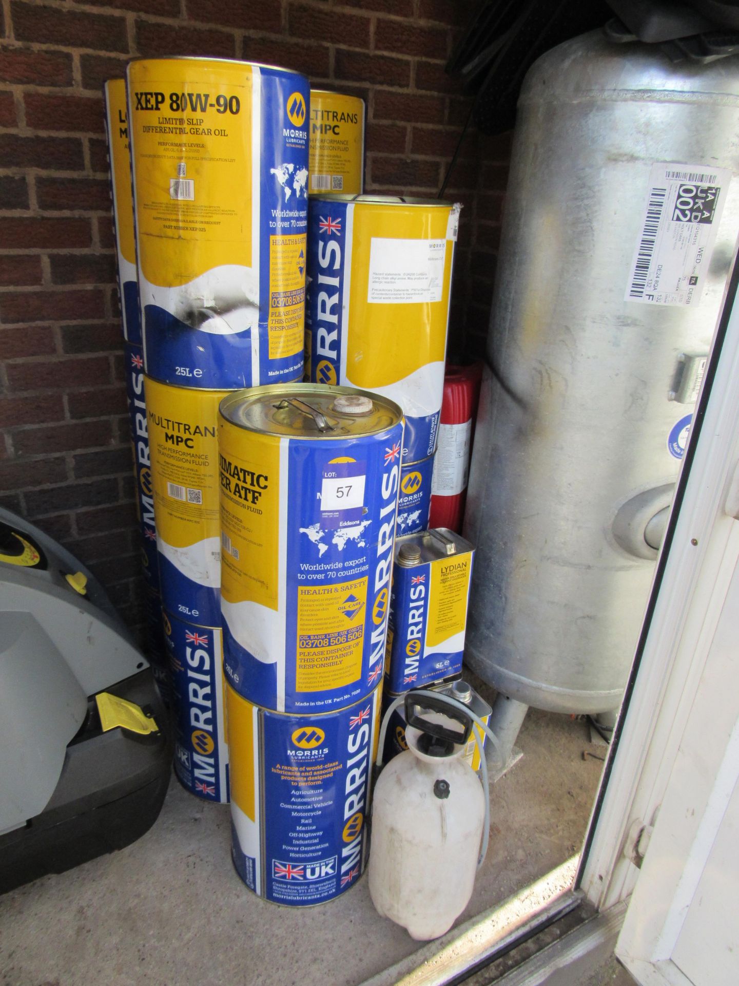 Large Quantity of Full and Part Oils and Lubricants - Image 2 of 2