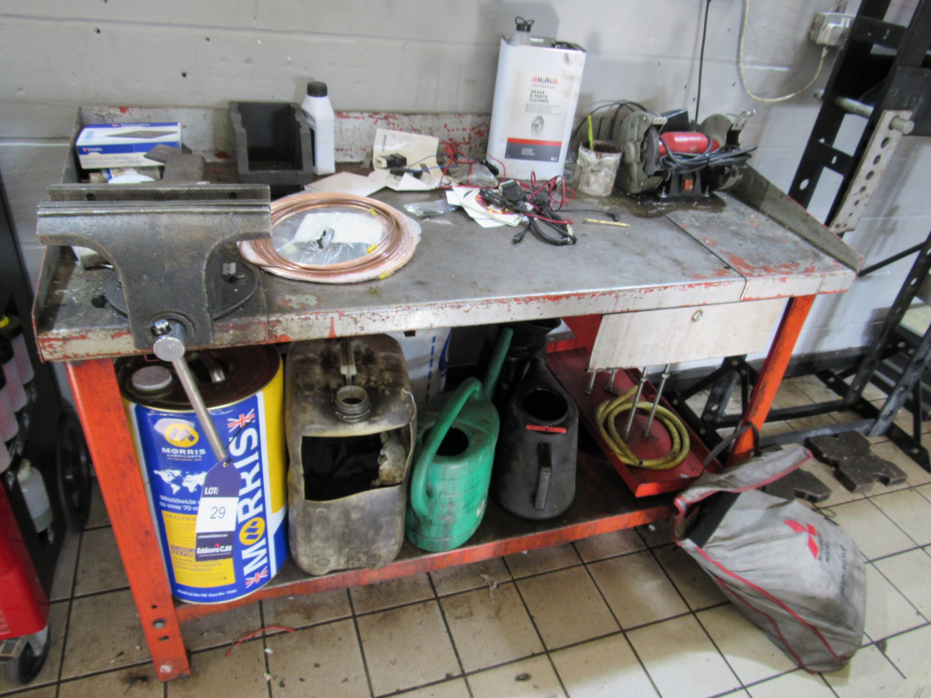 Steel Work Bench with wide vice - Image 3 of 3