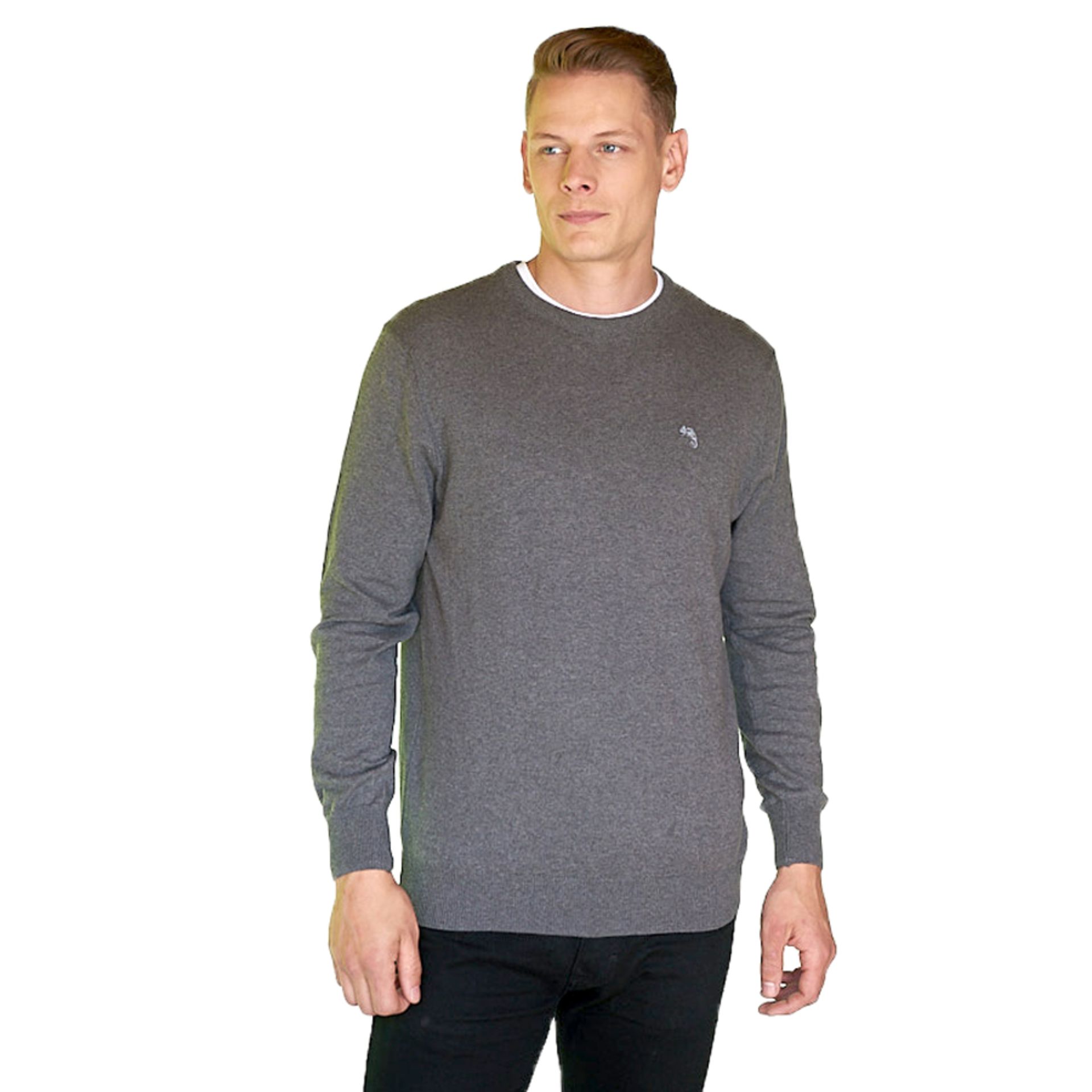 Approximately 165 100% Cotton Gents Crew & ‘V’ Neck Sweaters, various colours, sizes M, L, XL & - Image 5 of 12