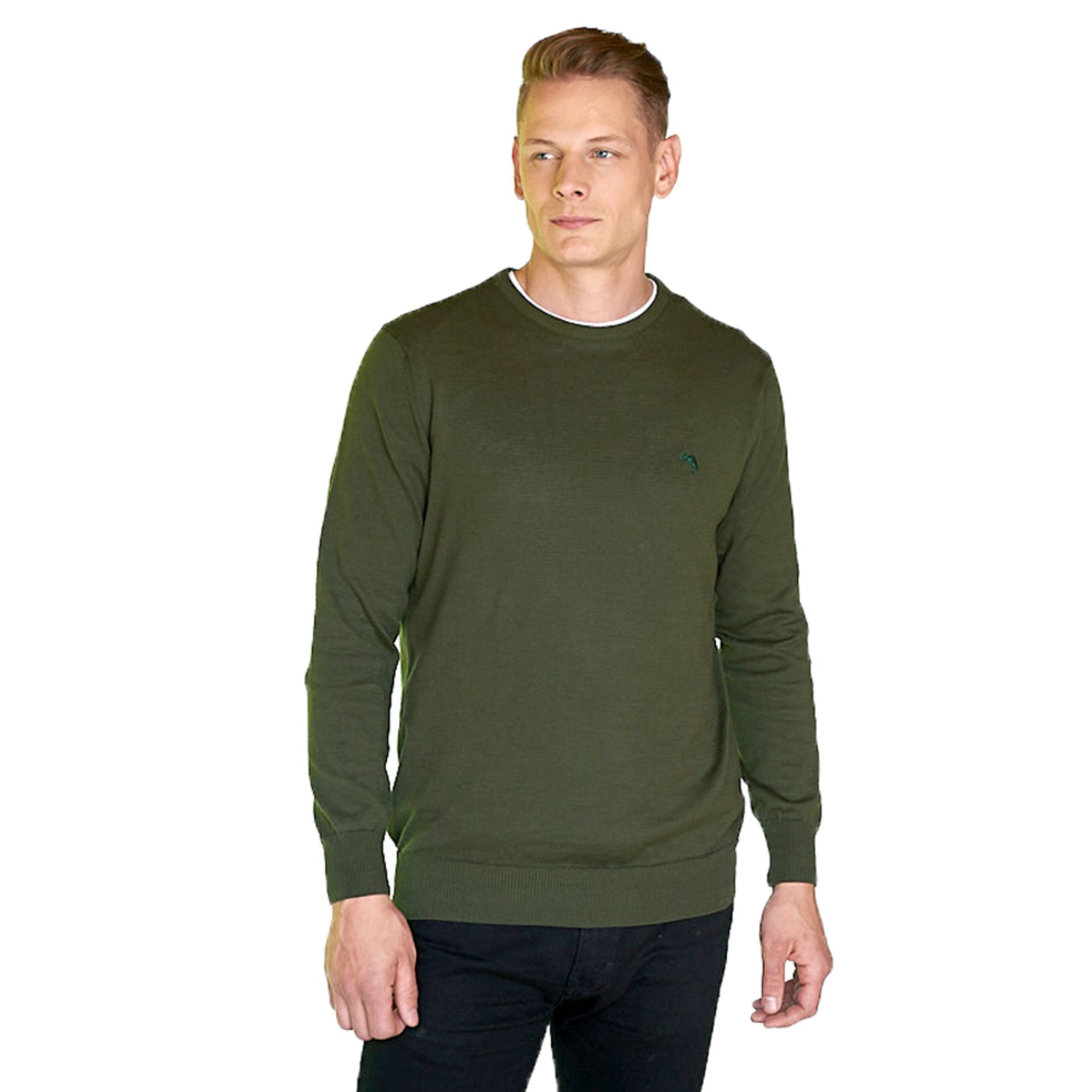 Approximately 165 100% Cotton Gents Crew & ‘V’ Neck Sweaters, various colours, sizes M, L, XL & - Image 6 of 12