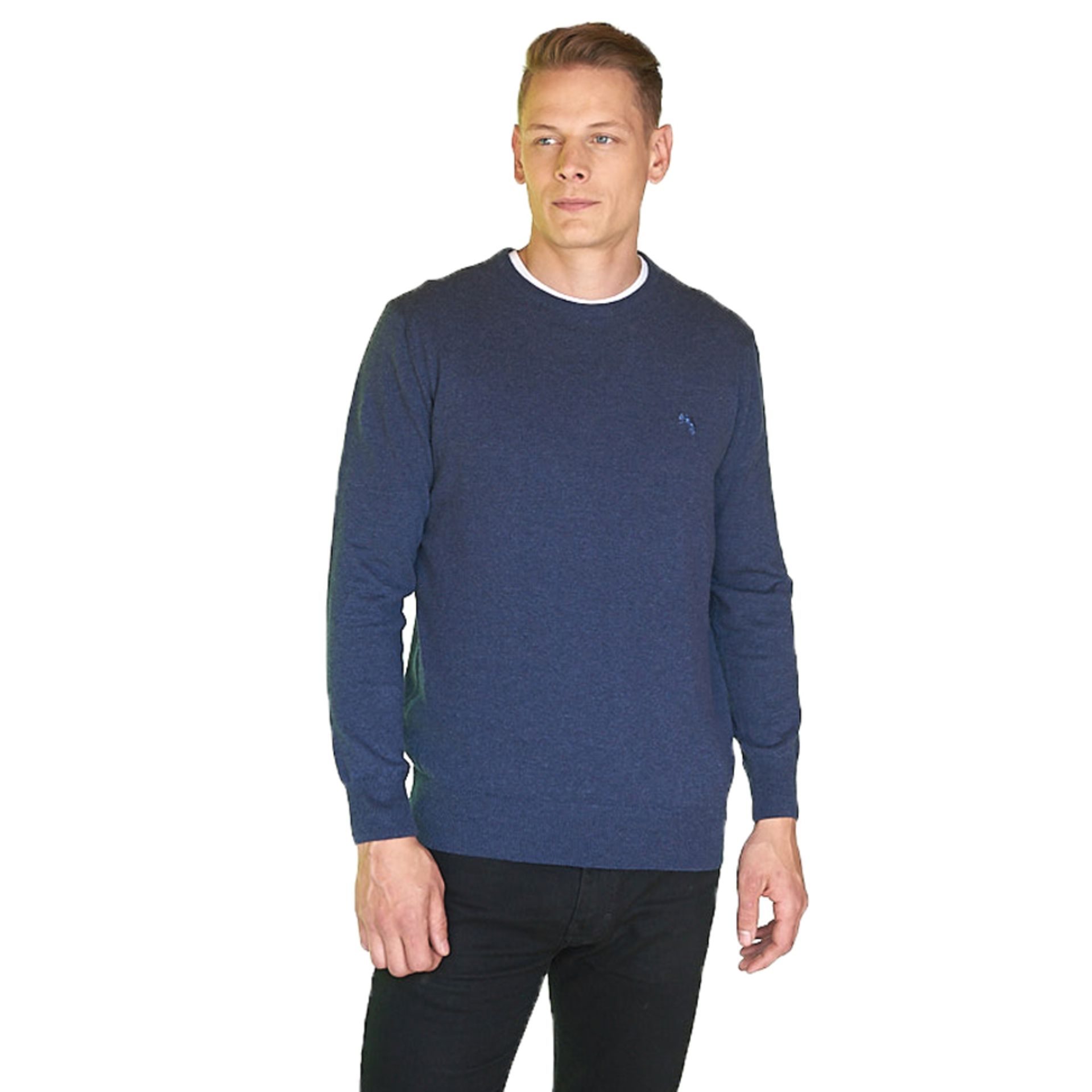 Approximately 165 100% Cotton Gents Crew & ‘V’ Neck Sweaters, various colours, sizes M, L, XL & - Image 3 of 12