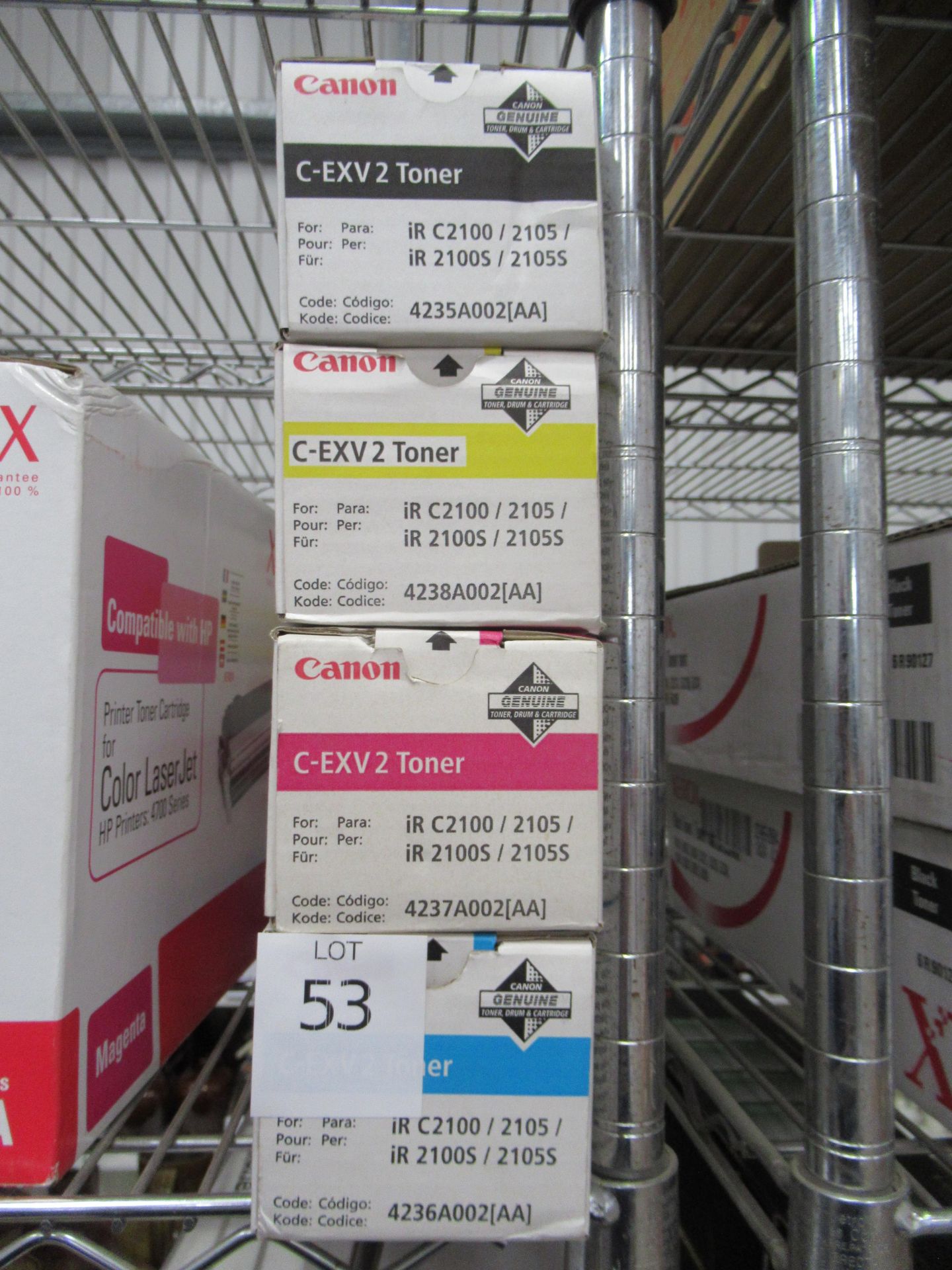 4x Canon C-EXV2 Toner Cartridges