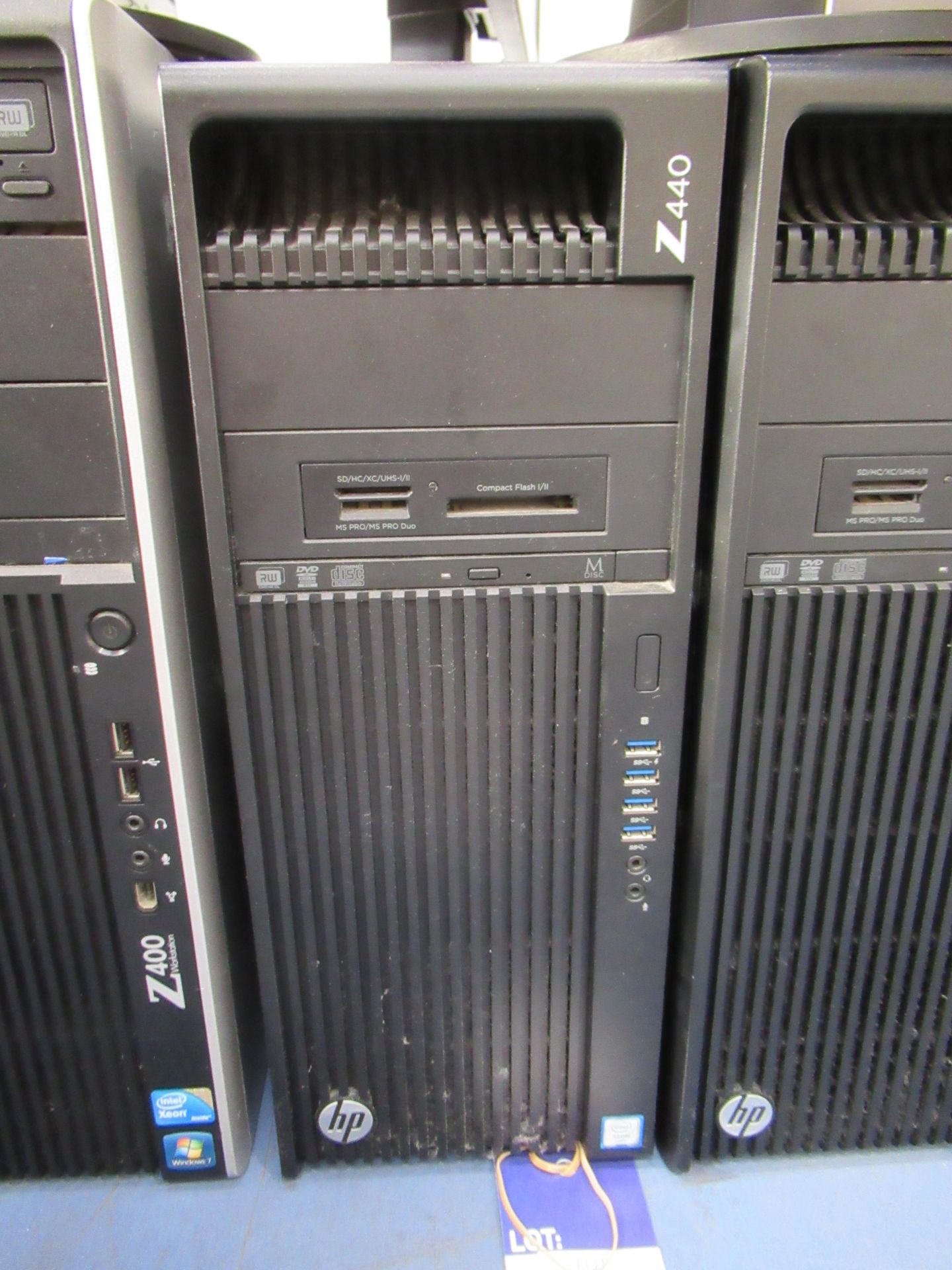 3x HP desktop PC's, 2x Z440 and 1x Z400 - Image 3 of 4