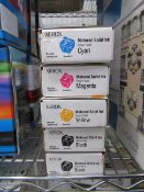 5x Xerox metered solid ink phaser 8550 (6 per box) ink cartridges