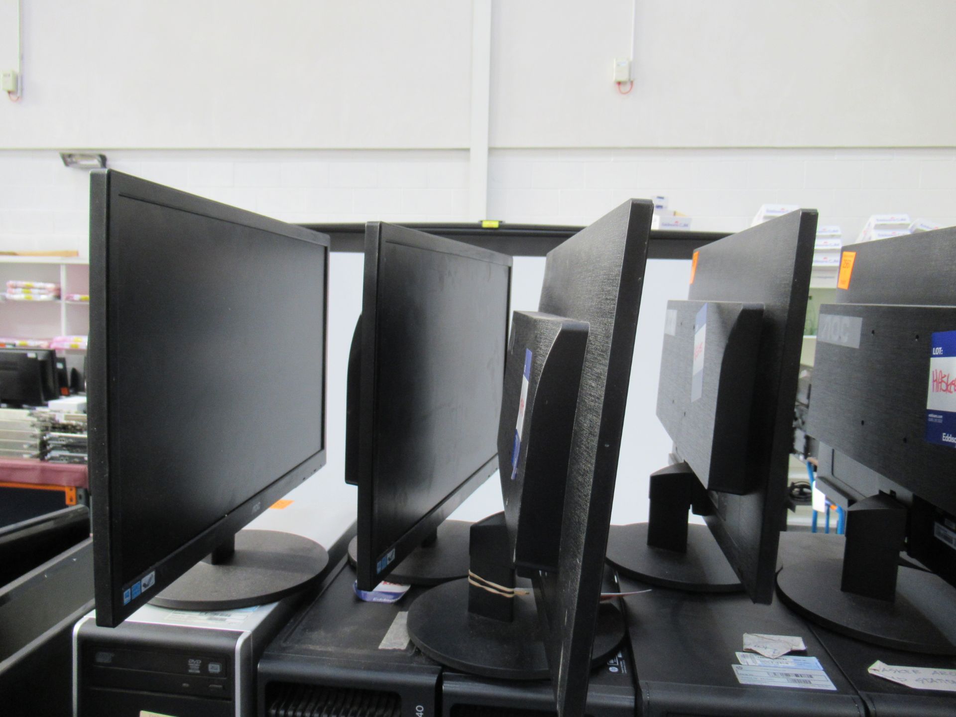 7x AOC LCD 23" monitors (no cables) - Image 3 of 3