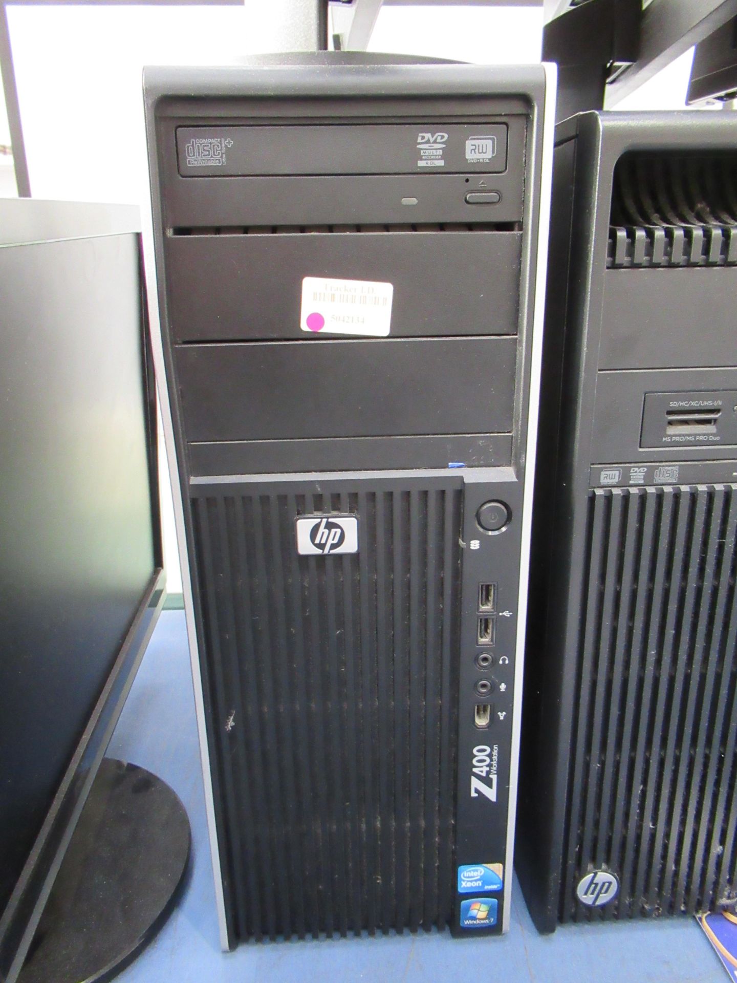 3x HP desktop PC's, 2x Z440 and 1x Z400 - Image 2 of 4