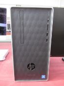 HP Pavilion desktop PC model TPC 044 MT and a 21.5" LCD HP monitor
