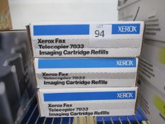 3x Xerox Fax telecopier 7033 imaging refills