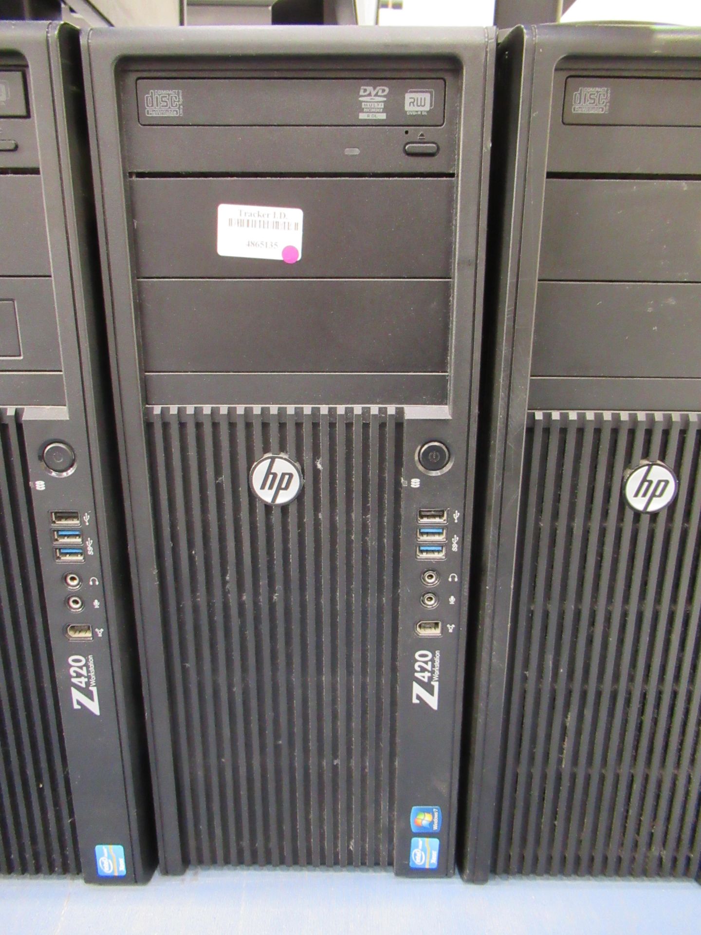 4x HP desktop PC's, 3x Z420, and 1x Z220 - Image 4 of 5