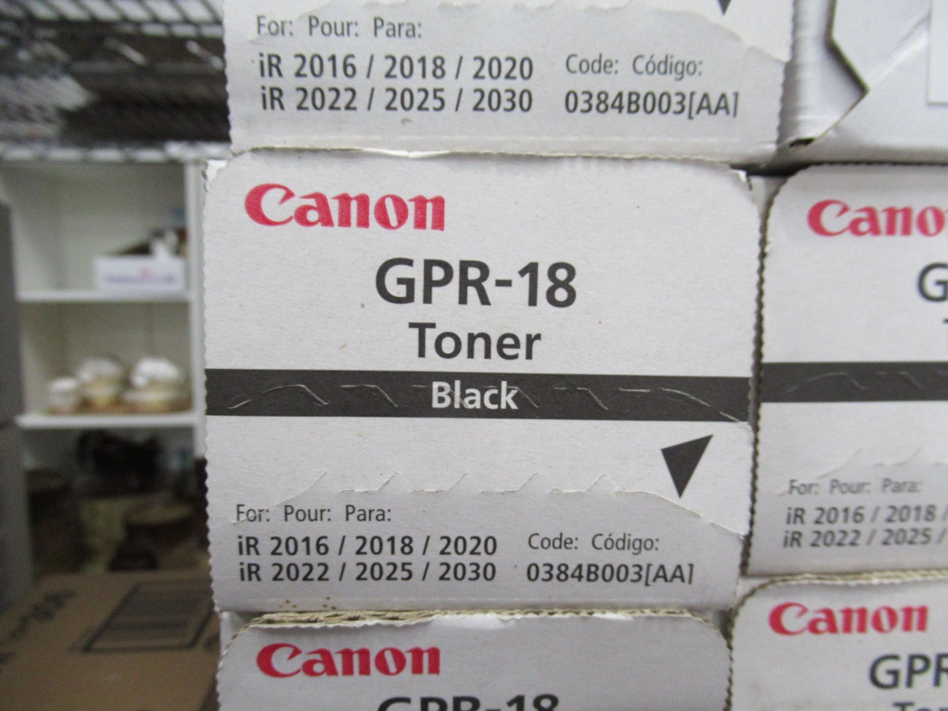 14x Canon GPR-18 Toner Cartridges (black) - Image 2 of 2