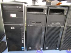 3x HP desktop PC's, 2x Z440 and 1x Z400