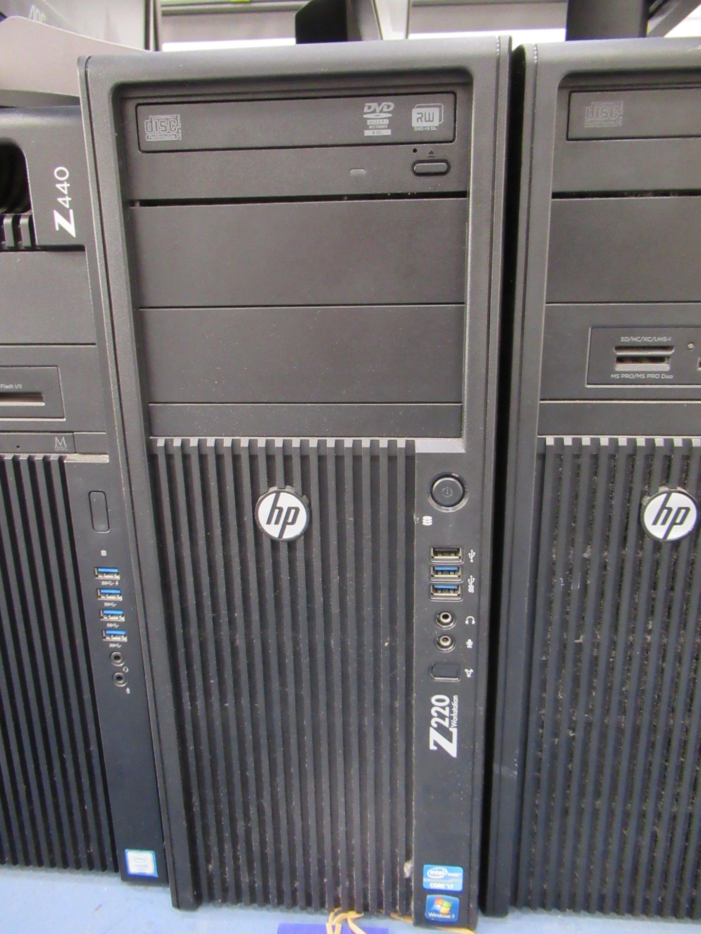 4x HP desktop PC's, 3x Z420, and 1x Z220 - Image 2 of 5