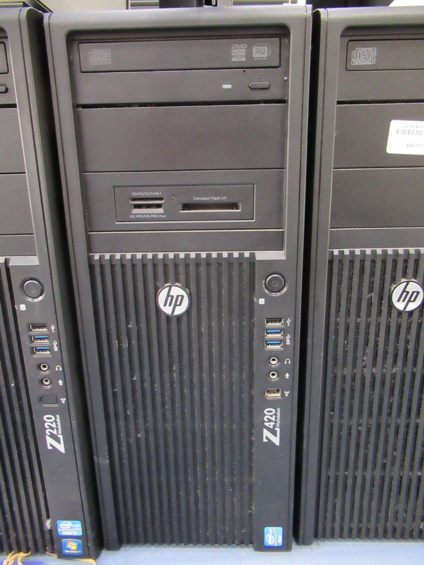 4x HP desktop PC's, 3x Z420, and 1x Z220 - Image 3 of 5