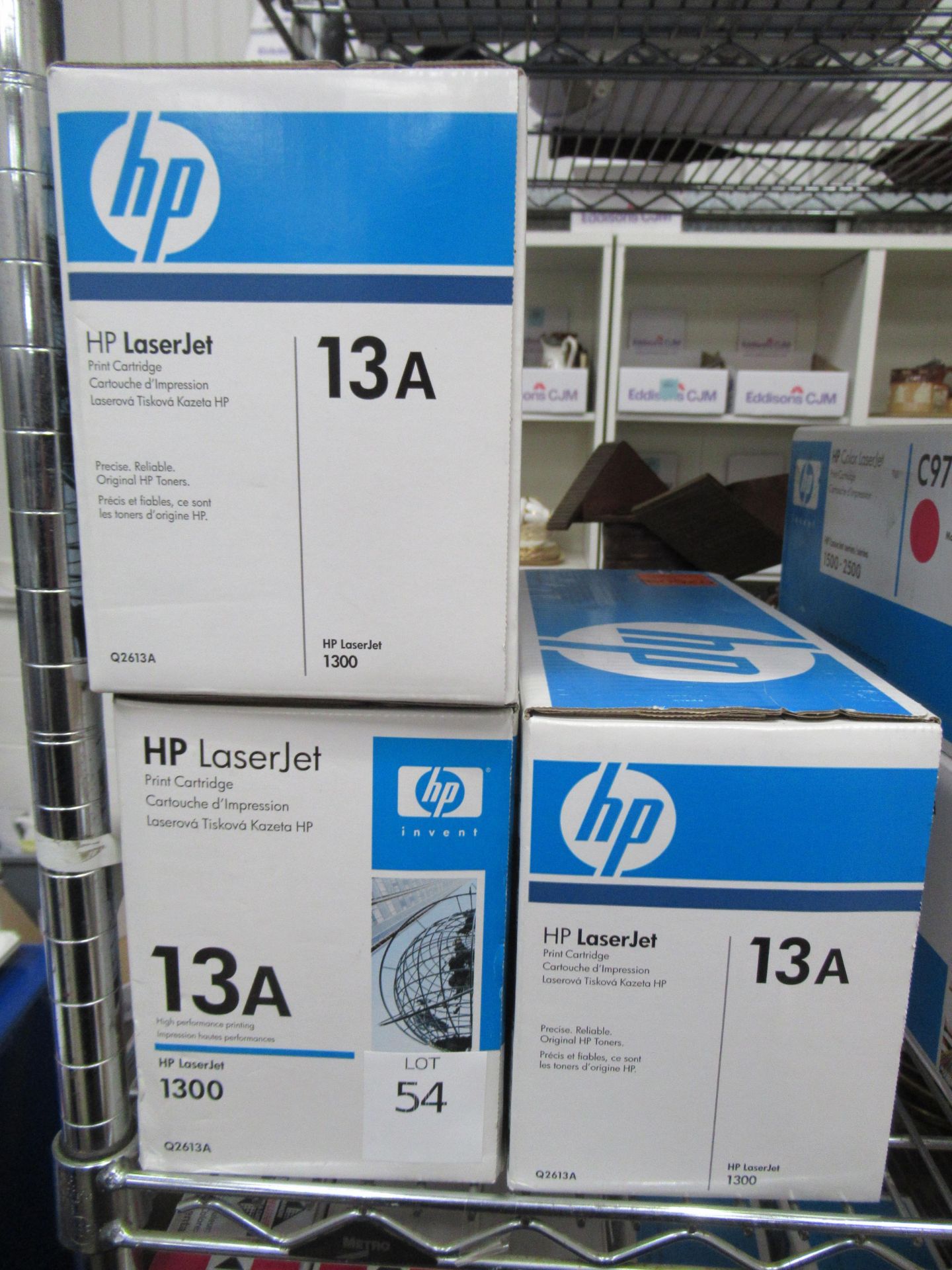 3x HP 13A LaserJet print cartridges