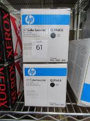 2x HP Q3960A (black) colour LaserJet cartridges