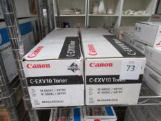 2x Canon C-EXV10 toner cartridges (black)