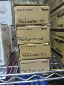 4x Xerox work centre 745 ink cartridges