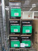 5x Lexmark E450H809 toner cartridges (black)