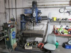 Kitchen and Wade 40T.7 Radial Arm Drilling Machine, serial number: 17250