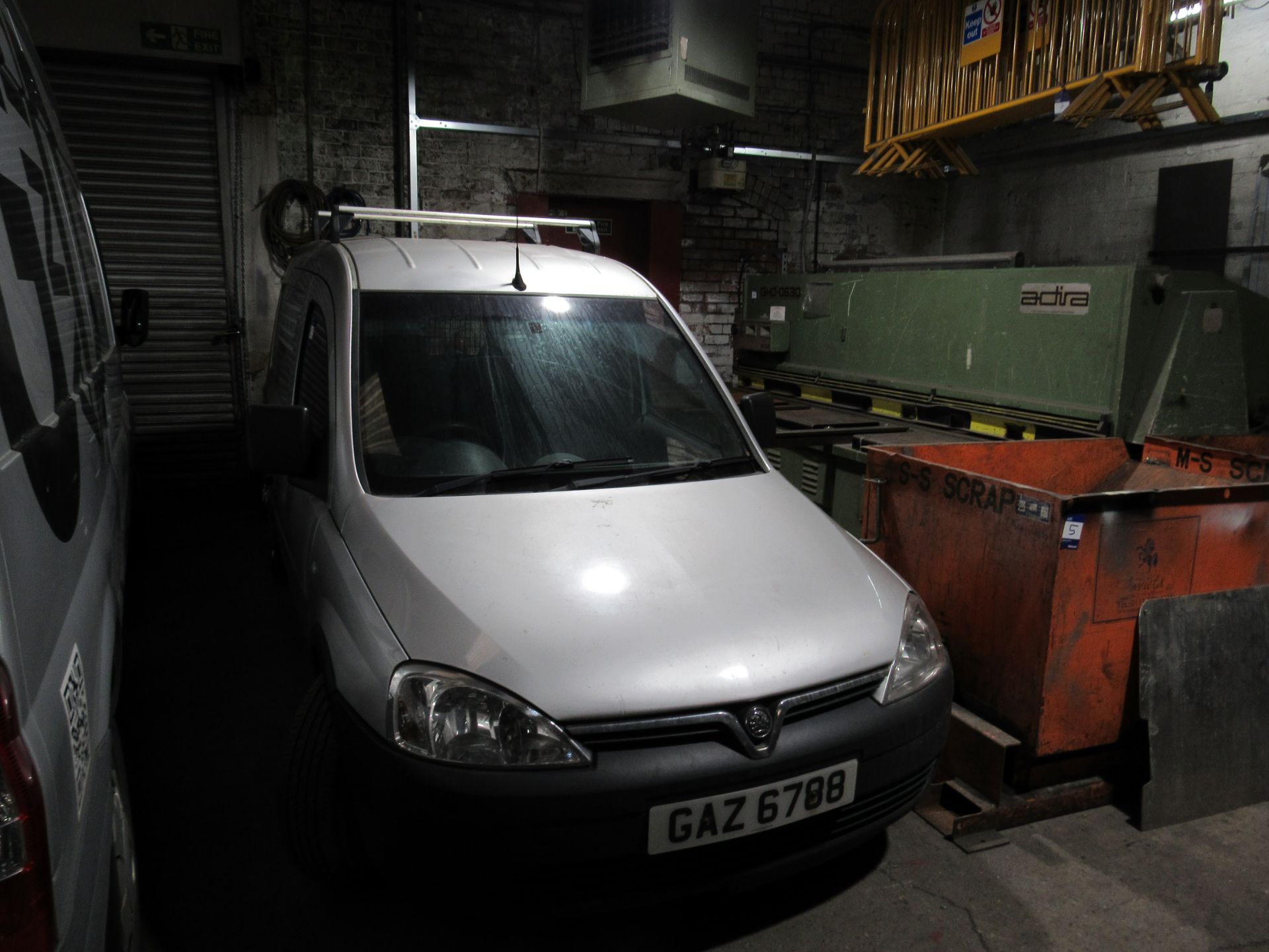 Vauxhall Combo 1.7 CDTI Van, Registration: GAZ 6788, DOR: September 2007, Odometer: 138,33 (