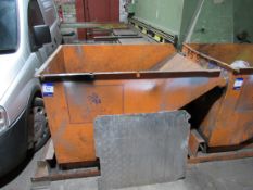 Forklift Truck Tipping Skips, 750Kg Capacity