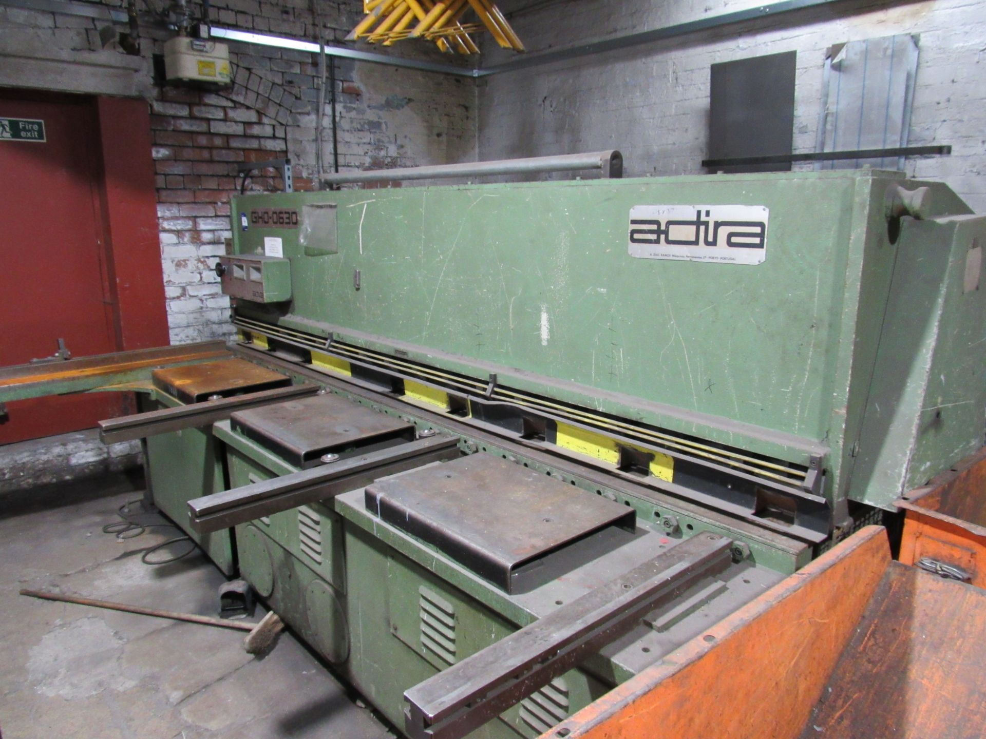 Adira GHO 0630 3050mm x 6mm Hydraulic Swing Beam Guillotine Shear with Back Gauge, Manual Blade - Image 2 of 7