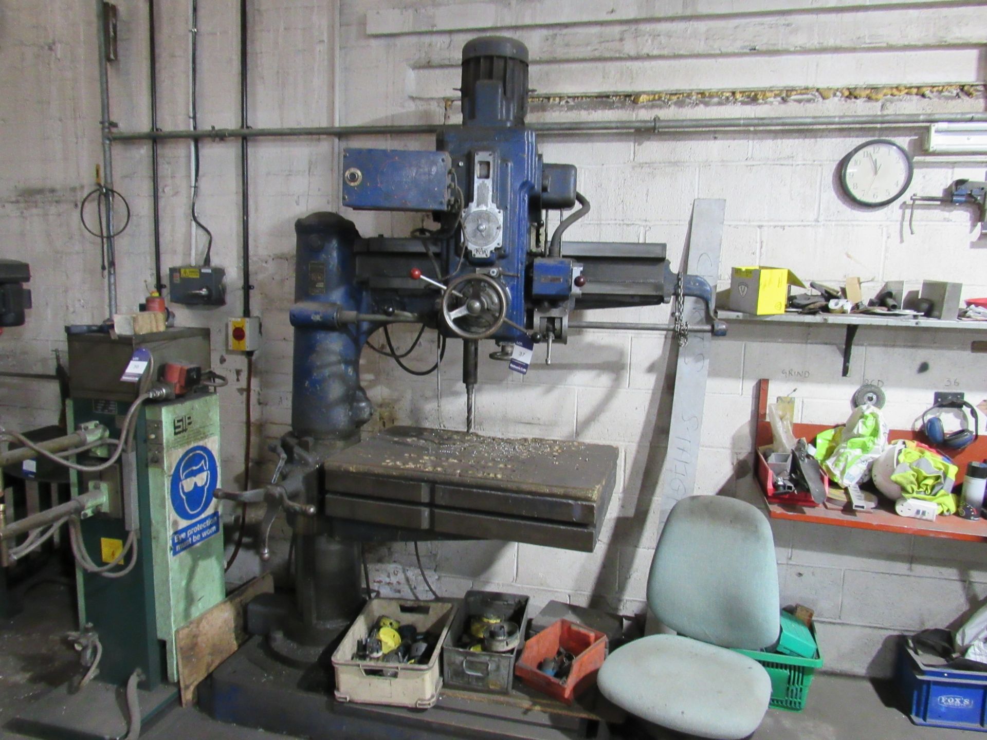 Kitchen and Wade 40T.7 Radial Arm Drilling Machine, serial number: 17250 - Image 2 of 4