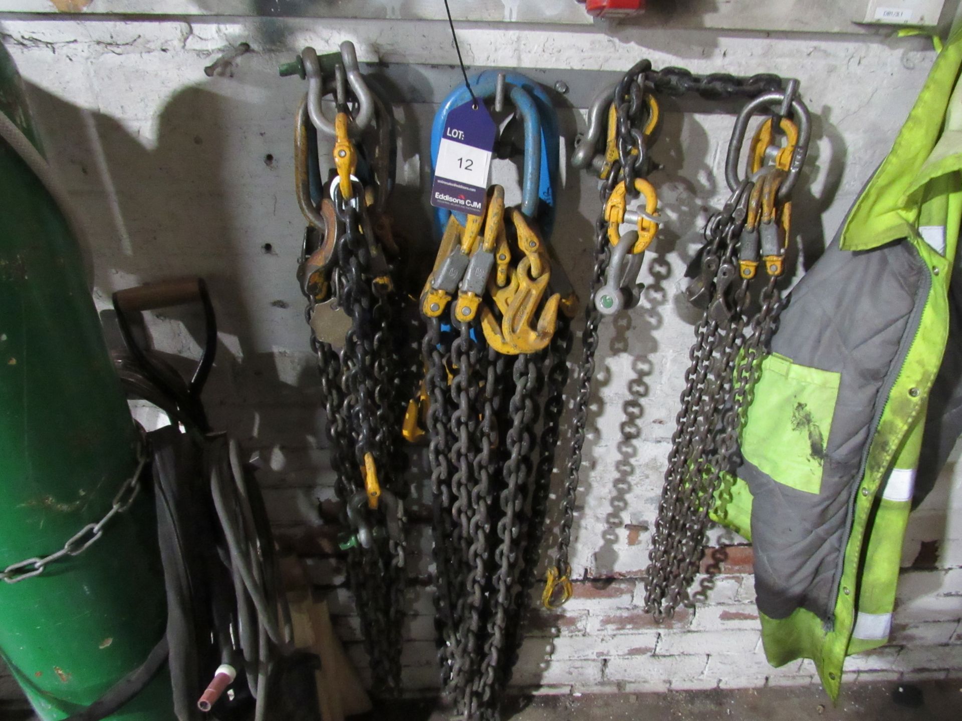 Qty of Various Lifting Chains, to rack - Image 2 of 2