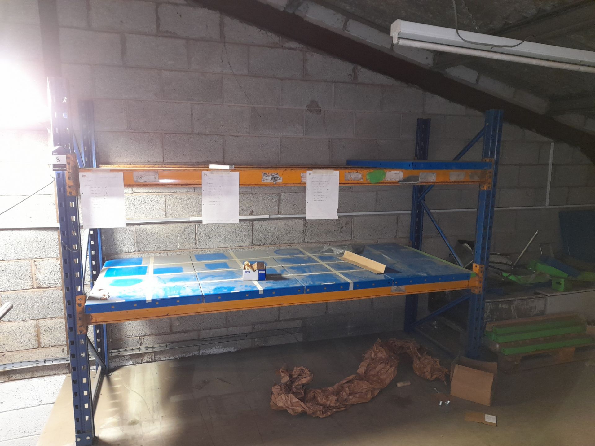 2 x Assorted bays of racking, 1 comprising 2 x end frames (Approx. 900 x 2100) and 4 x crossbeams ( - Image 2 of 3