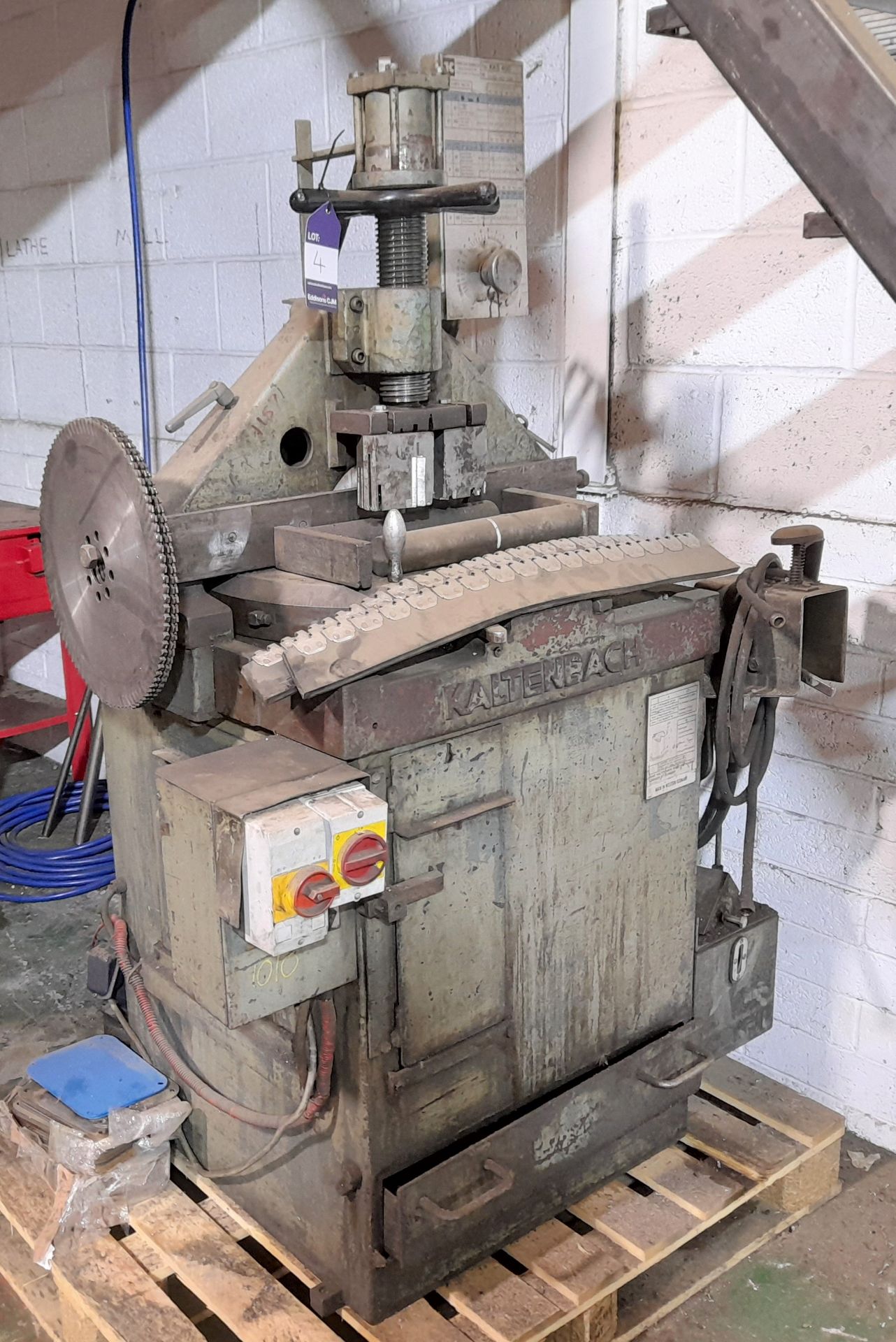 Kaltenbach KKS 400 cold circular saw, Serial Number 1500-02-026