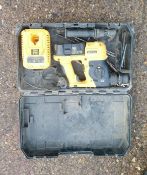 Dewalt Cordless 18v SDS Drill with Battery and Charger, to Case