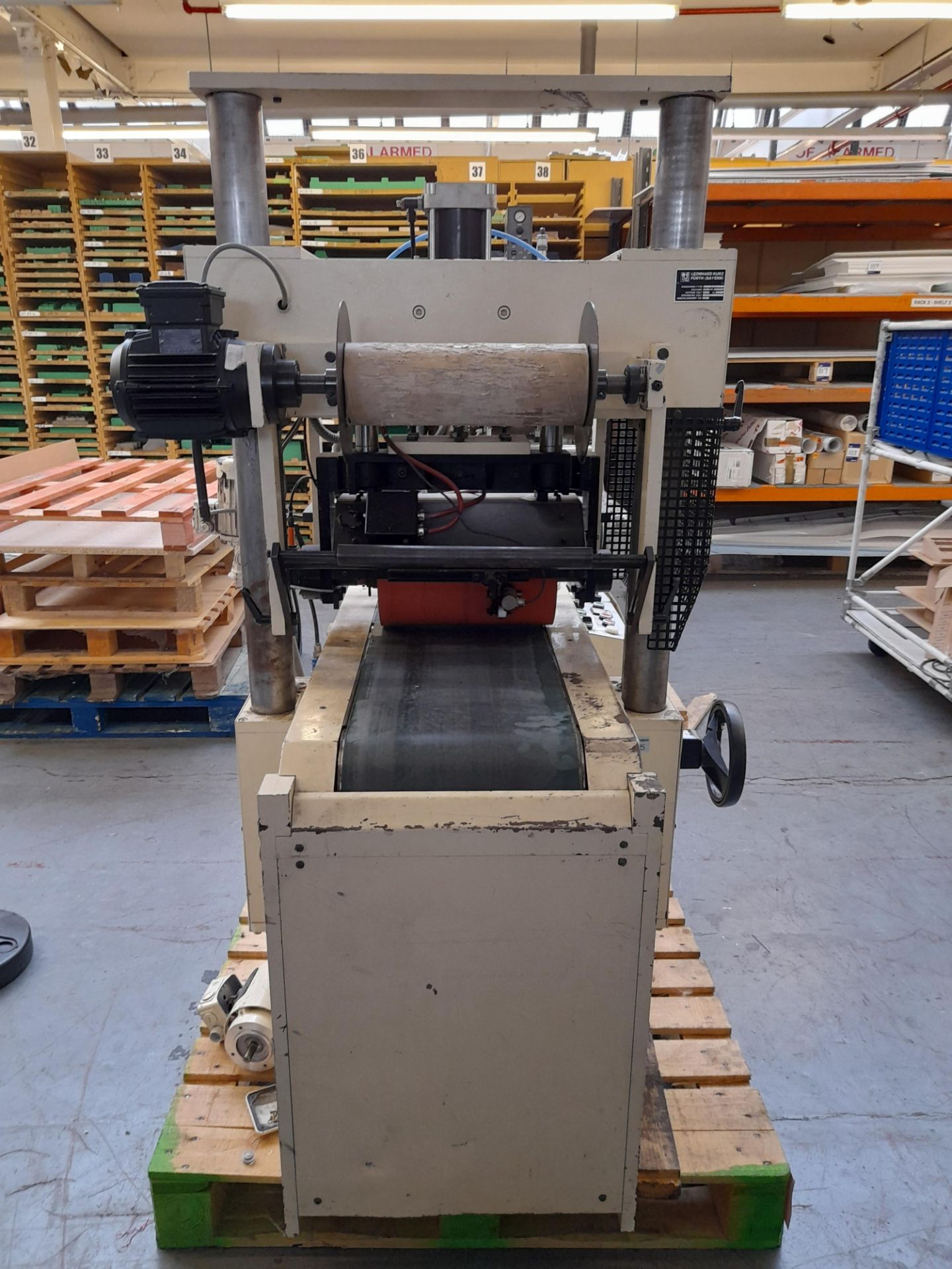 Leonhard Kurz L1-300 Drum Foiler, year of manufacture 1997, serial number 06868 - Image 3 of 5