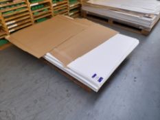 2 - Pallets of Various Card, Vinyl and Sundry Stock, (as photographed), approx. 1525 x 1040mm