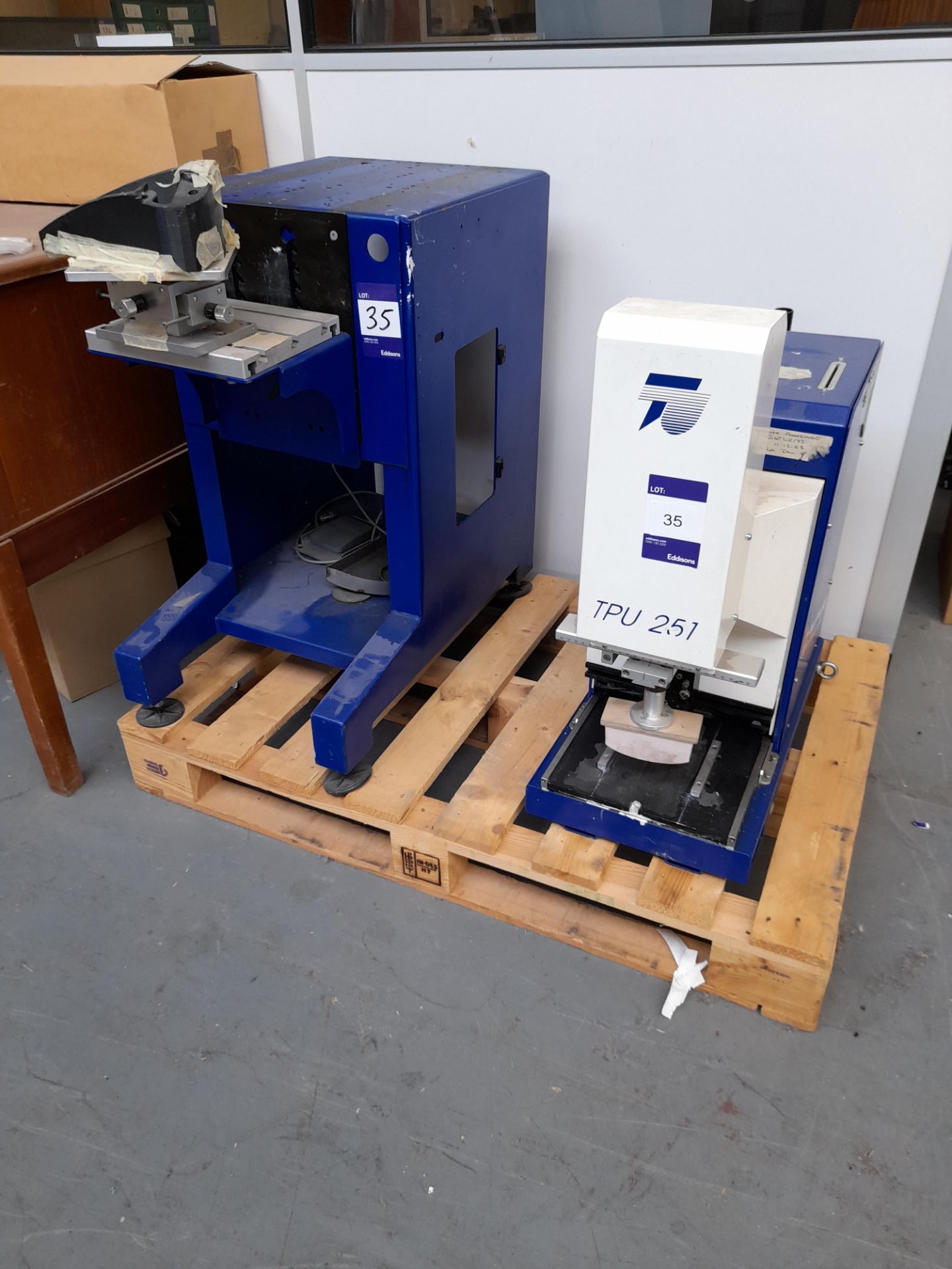 Teca-Print AG TPU 251 Pad Printer (dismantled on pallet) - Image 2 of 6