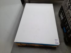 Quantity of vacuum forming stock (Approx. 1530 x 1025), to pallet