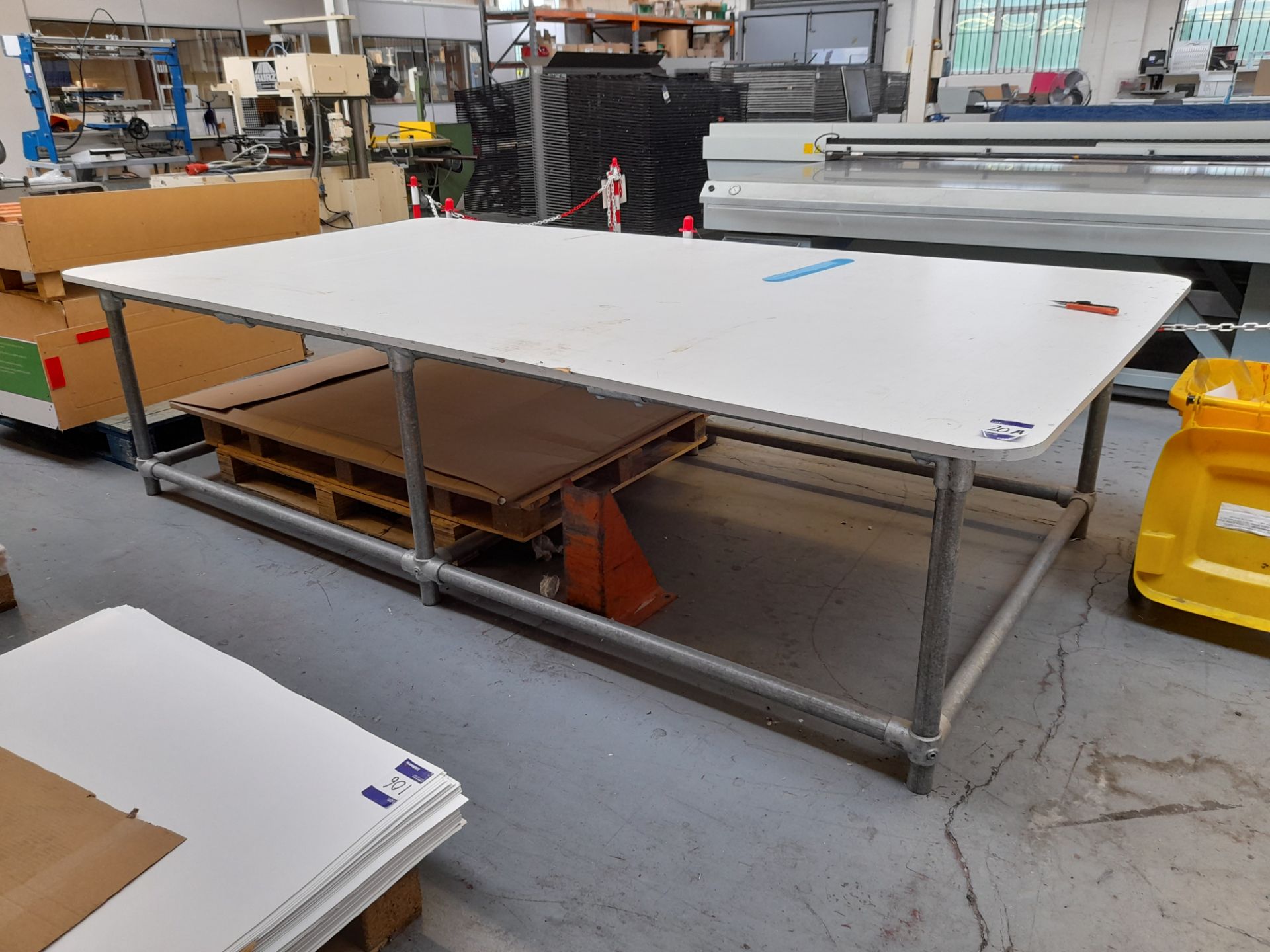 Bespoke Scaffold Worktable, circa 1600mm x 3000mm