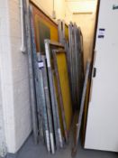 Quantity of Various Screens, circa 45, to shelf (racking excluded)