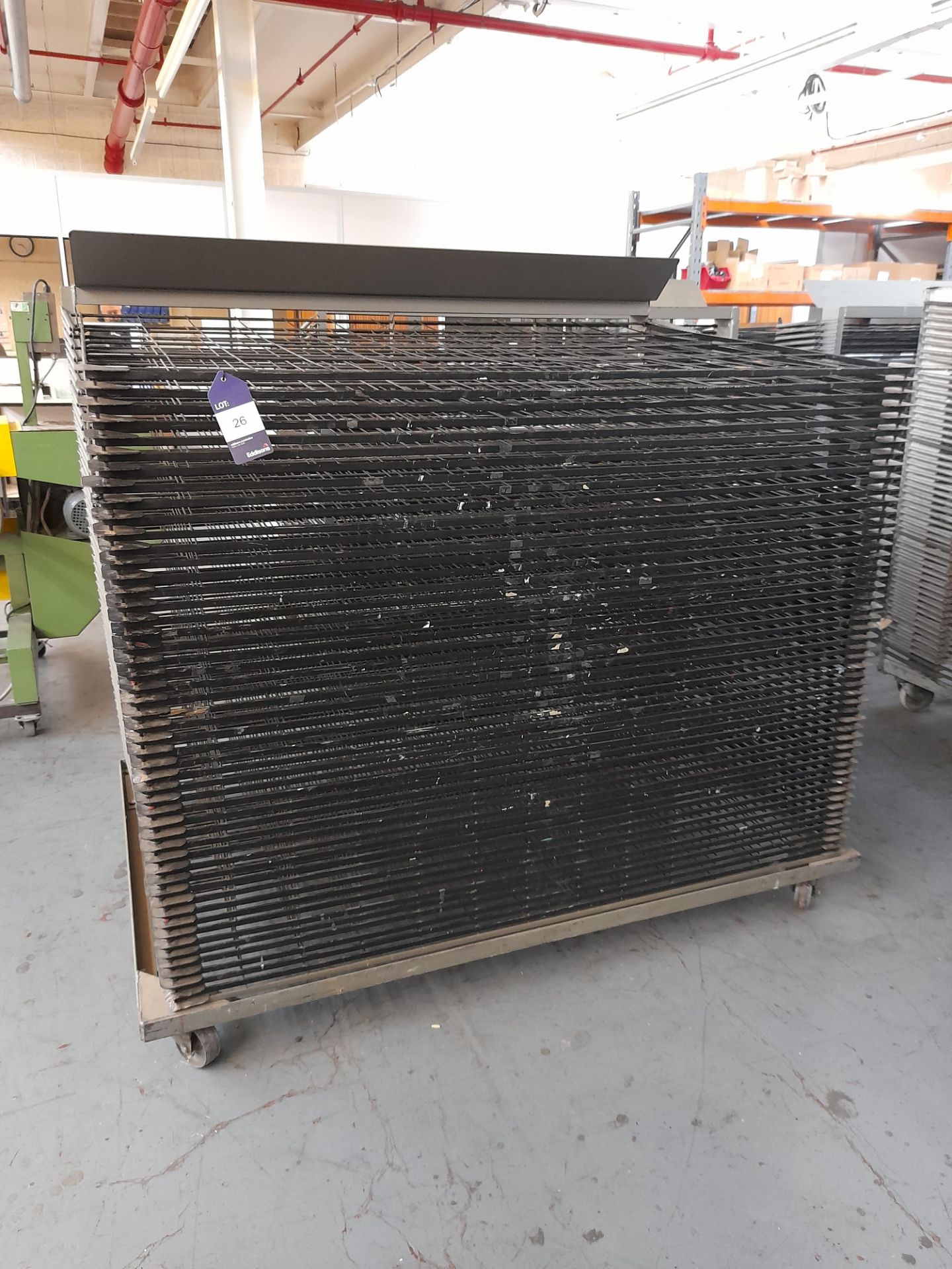 Mobile Drying Rack, circa 1600mm x 1050mm, 49 trays - Image 2 of 3