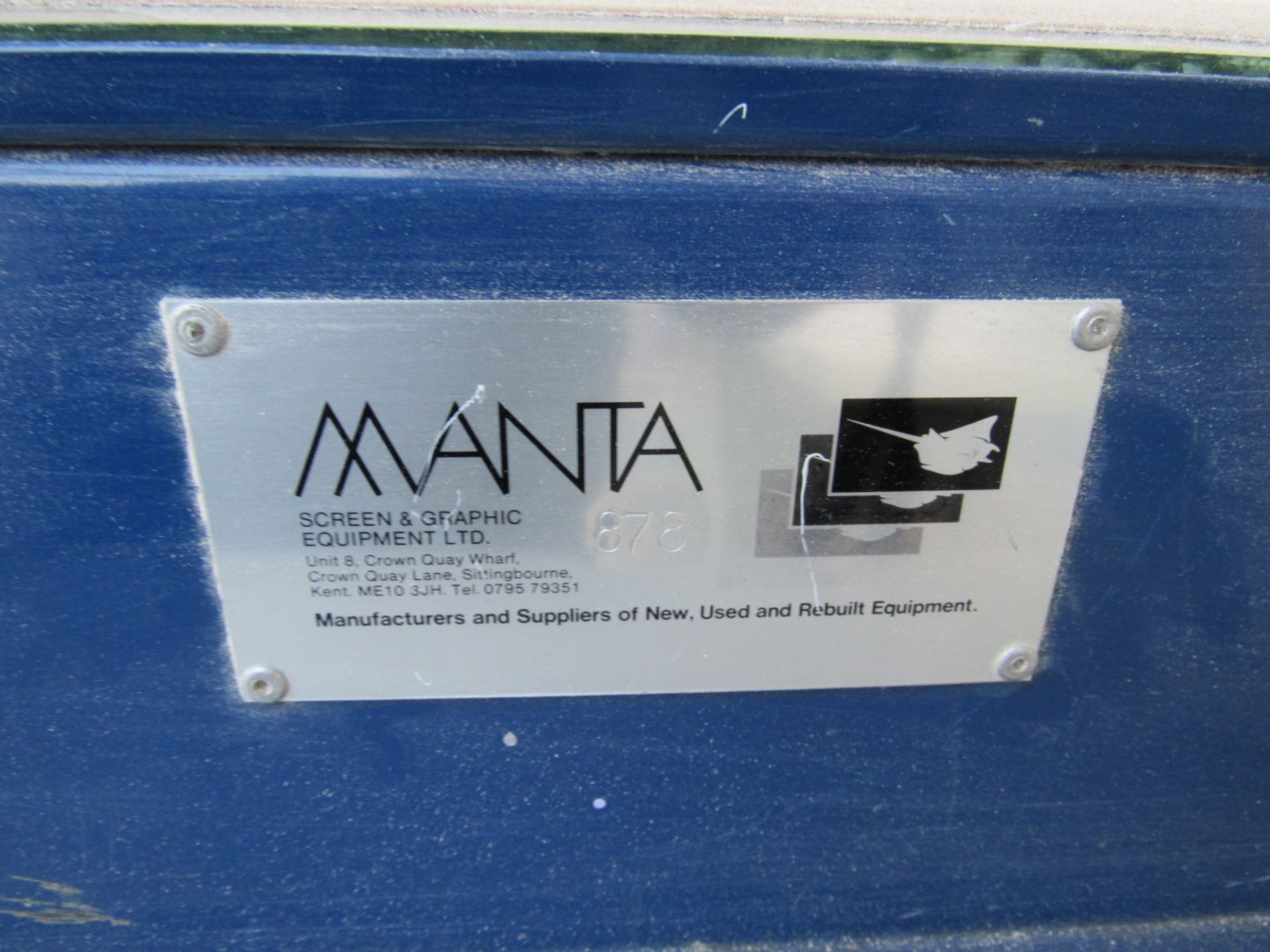 Manta Edge Sander Serial Number 878 (Squeeze Sharpener) - Image 3 of 3