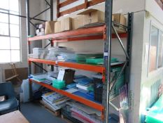 Single Bay Pallet Racking (Delayed Collection - Please contact the Auctioneers to arrange