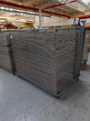 Mobile Drying Rack, circa 1600mm x 1050mm, 49 trays