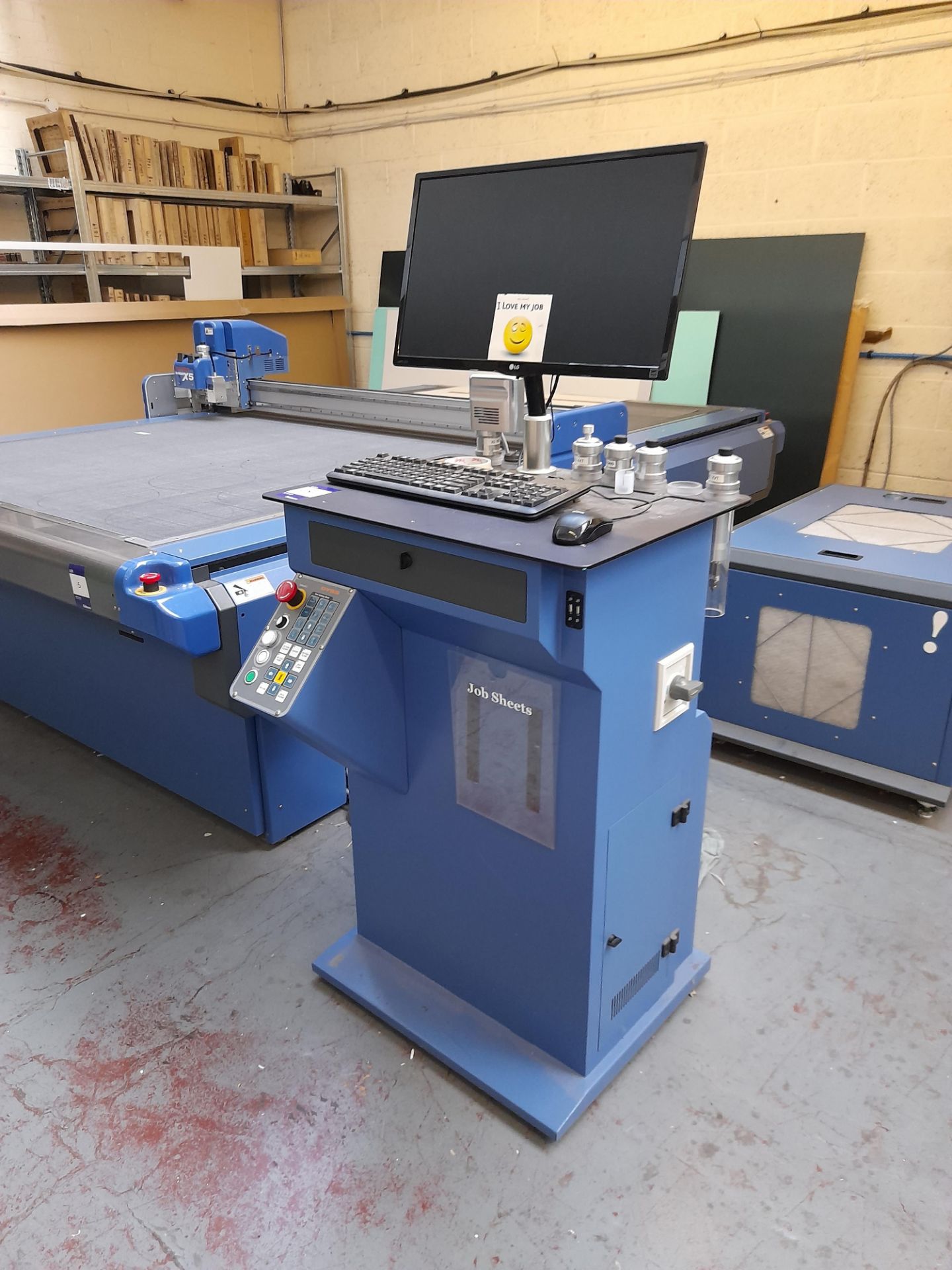 Dyss X5 Digital Die Cutter, serial number 1625TNKC160401, manufactured April 2016, with controls and - Image 3 of 11