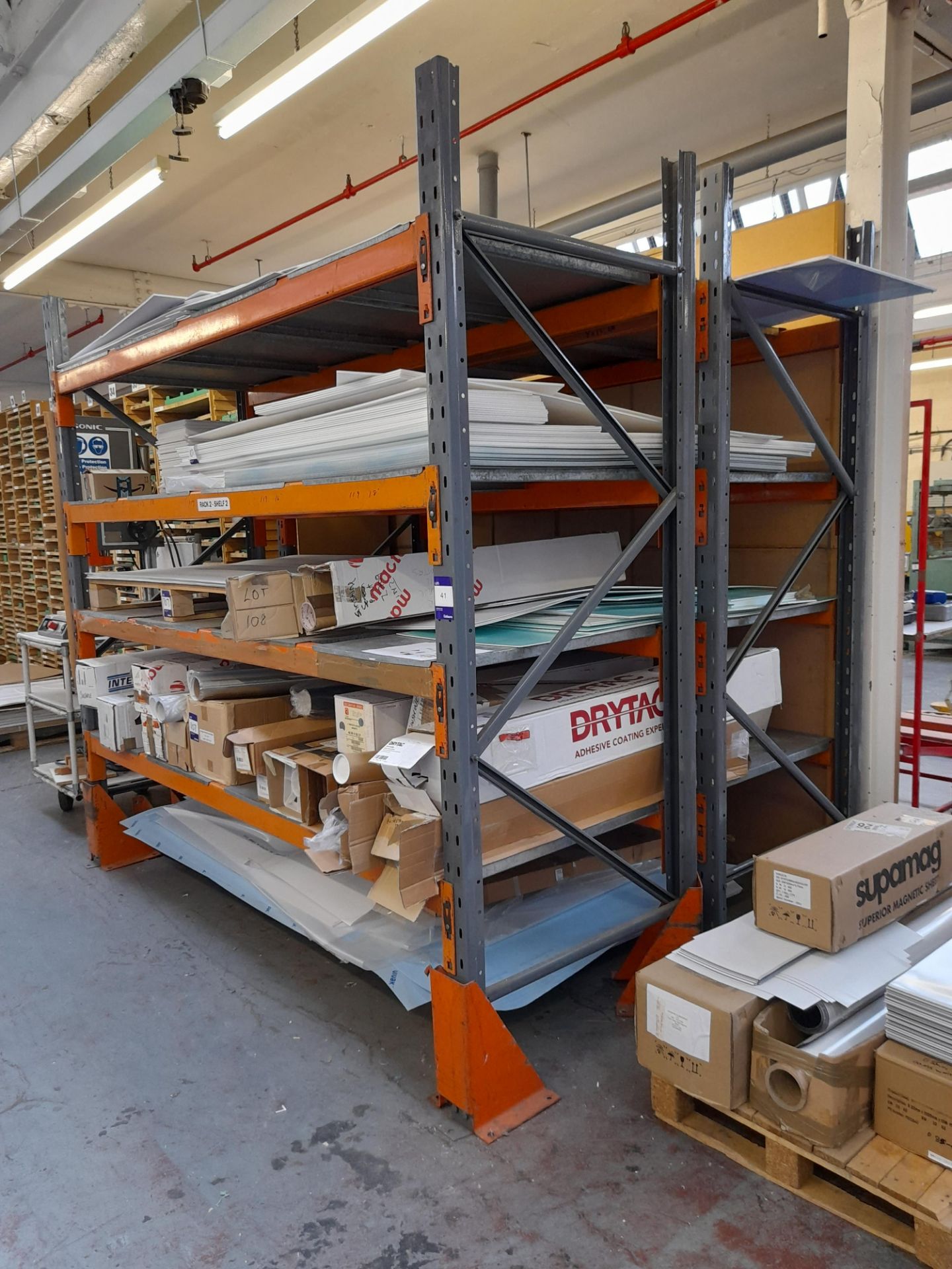 2 - Bays of Dexion Speedlock Pallet Racking, to include 4 - uprights 2500mm high, 920mm depth, 8 – - Image 3 of 3