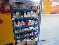 Boltless Steel Rack and Contents screws etc.