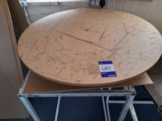 Electric rotary table top