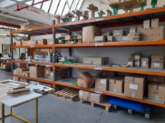 2 - Bays of Dexion Speedlock Pallet Racking, to include 3 - uprights 2500mm high, 920mm depth ,
