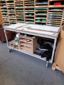 Quantity of Various Tables, Stands, Mobile Trolleys etc. as photographed