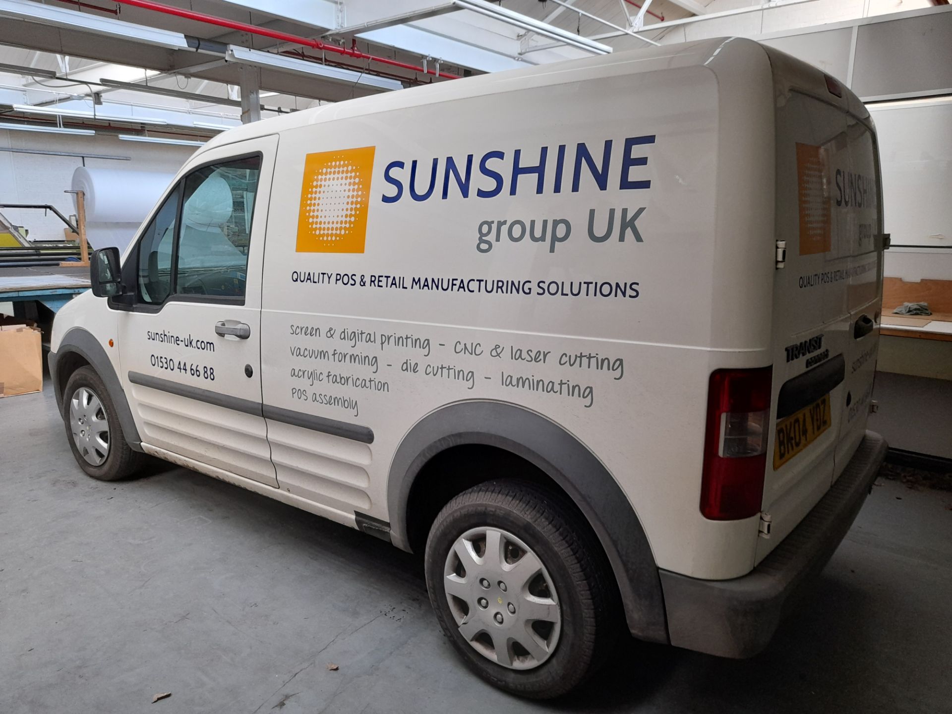 Ford Transit Connect 200 Diesel Manual Van, registration BK04 YDZ, Keys: 2, MOT: 21st October - Image 5 of 11